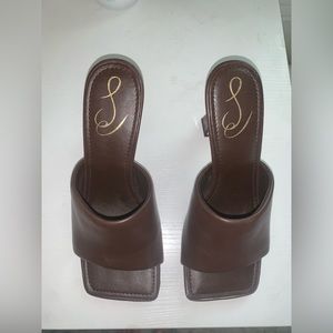 Sam Edelman Brown Open Toed Heels